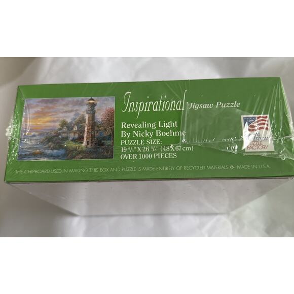 Great American Puzzle Factory 1000 Pcs NEW Inspirational Nicky Boehme Lighthouse - Picture 5 of 6